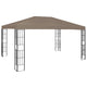 Vidaxl prieel 4x3 m taupe