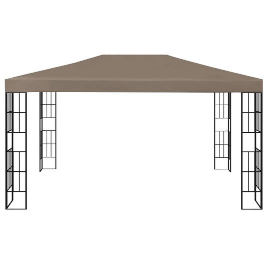 Vidaxl prieel 4x3 m taupe