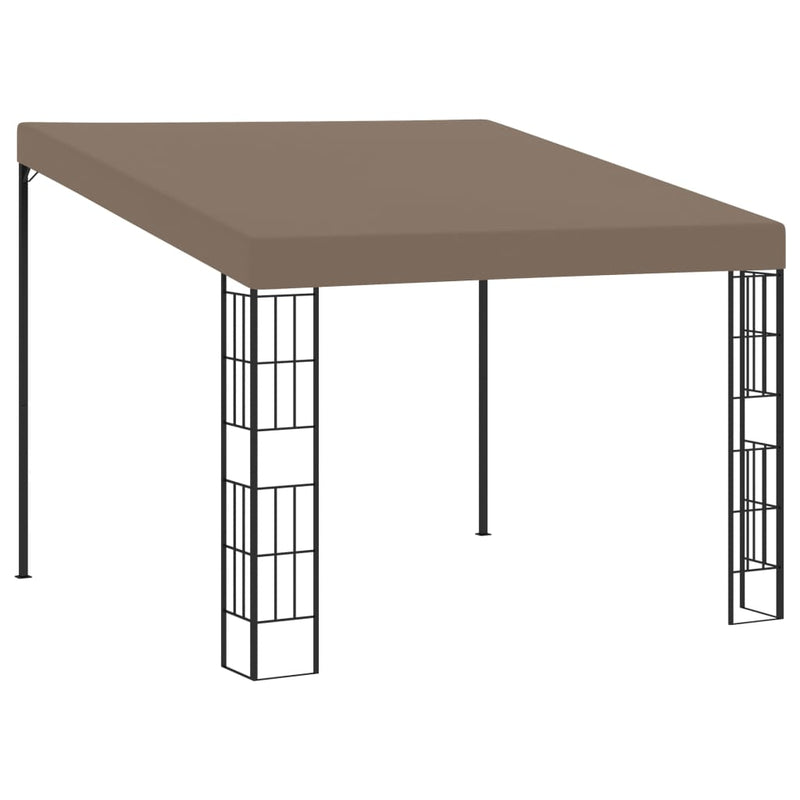 Afbeelding laden in galerijviewer, Vidaxl wandprieel 3x3 m stof taupe
