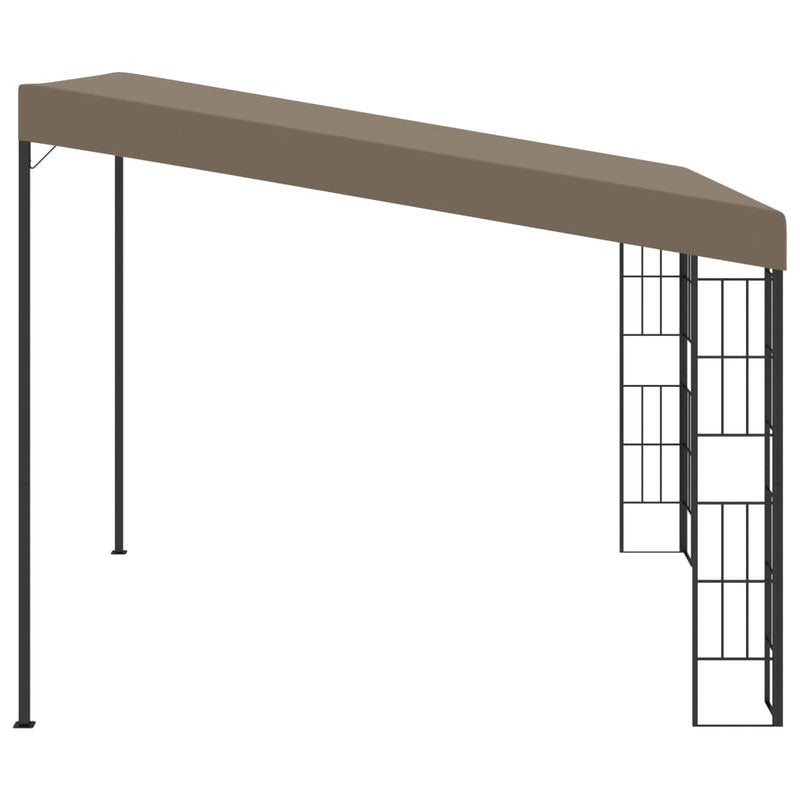 Afbeelding laden in galerijviewer, Vidaxl wandprieel 3x3 m stof taupe
