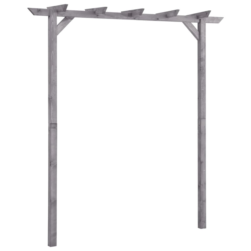 Afbeelding laden in galerijviewer, VidaXL Pergola 200x40x205 cm geïmpregneerd grenenhout grijs
