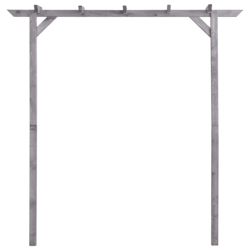 Afbeelding laden in galerijviewer, VidaXL Pergola 200x40x205 cm geïmpregneerd grenenhout grijs
