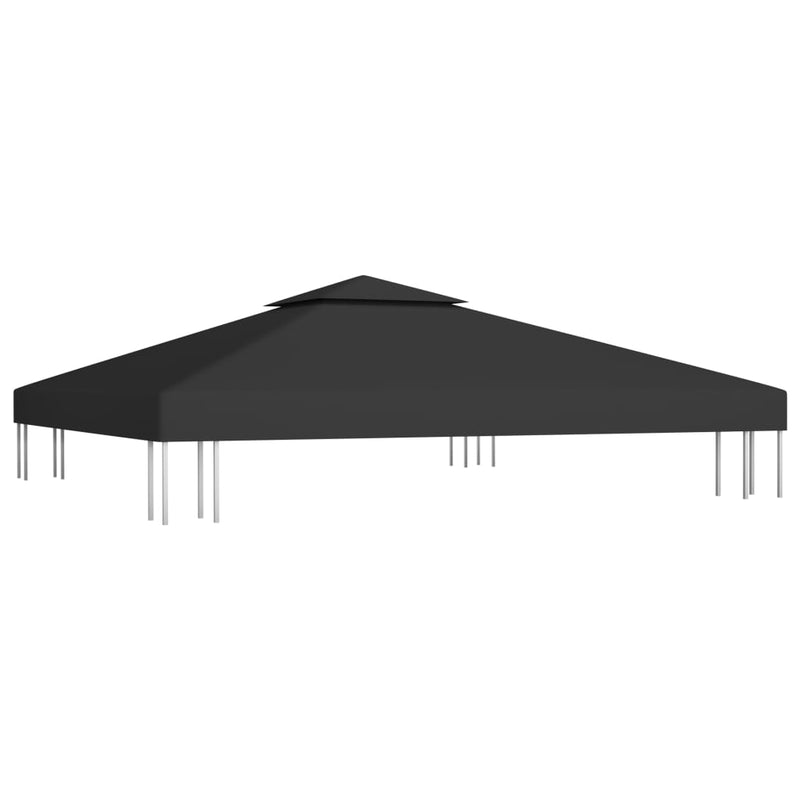 Afbeelding laden in galerijviewer, Vidaxl prieeldak 2-laags 310 g m² 3x3 m zwart

