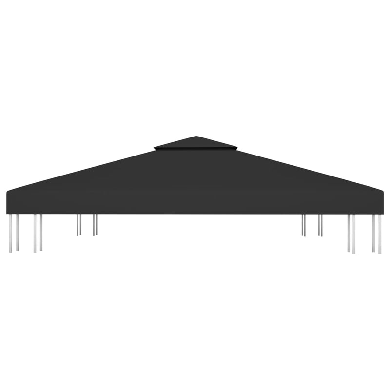 Afbeelding laden in galerijviewer, Vidaxl prieeldak 2-laags 310 g m² 3x3 m zwart
