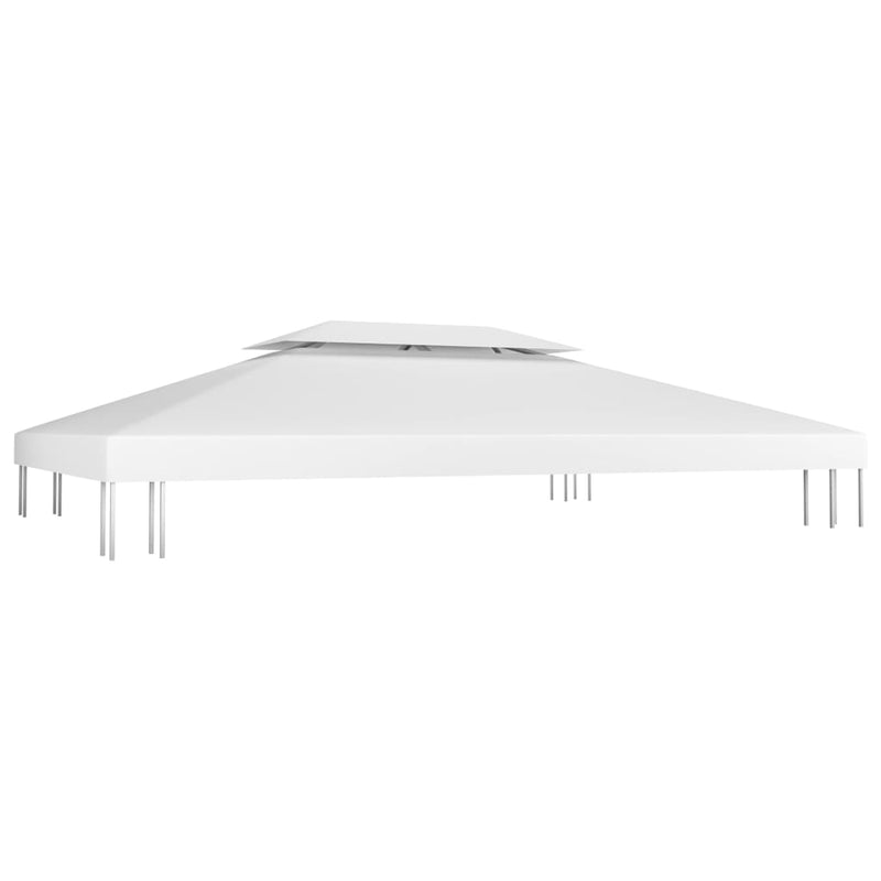 Afbeelding laden in galerijviewer, Vidaxl prieeldak 2-laags 310 g m² 4x3 m wit
