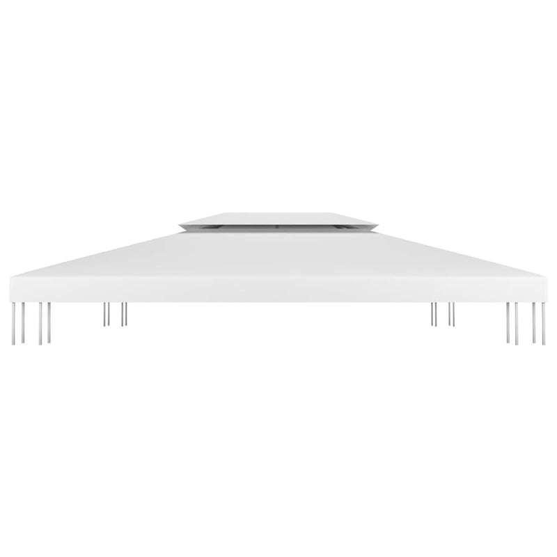 Afbeelding laden in galerijviewer, Vidaxl prieeldak 2-laags 310 g m² 4x3 m wit
