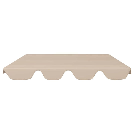Vidaxl vervangingsluifel voor schommelbank 188 168x145 110 cm beige