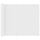 Vidaxl balkonscherm 75x500 cm oxford stof wit