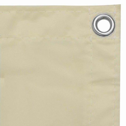 Vidaxl balkonscherm 120x300 cm oxford stof crème