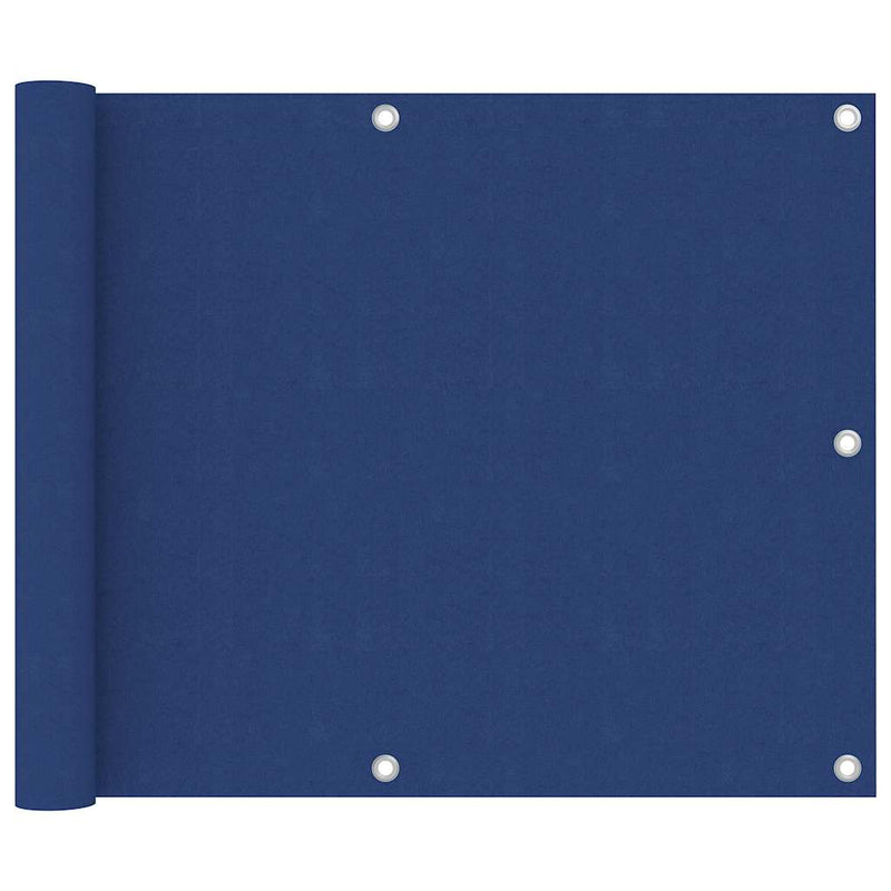 Afbeelding laden in galerijviewer, Vidaxl balkonscherm 75x400 cm oxford stof blauw
