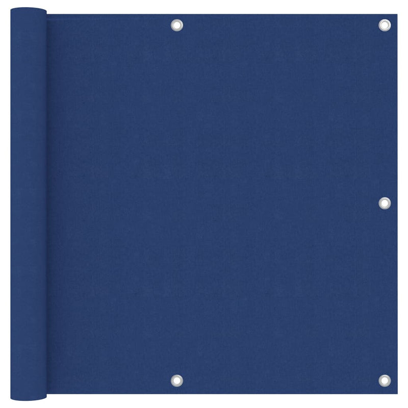 Afbeelding laden in galerijviewer, Vidaxl balkonscherm 90x400 cm oxford stof blauw
