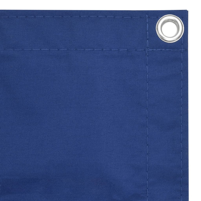 Afbeelding laden in galerijviewer, Vidaxl balkonscherm 90x400 cm oxford stof blauw
