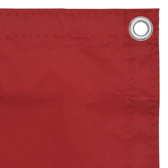 Vidaxl balkonscherm 90x500 cm oxford stof rood