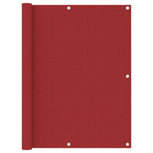 Vidaxl balkonscherm 120x400 cm oxford stof rood