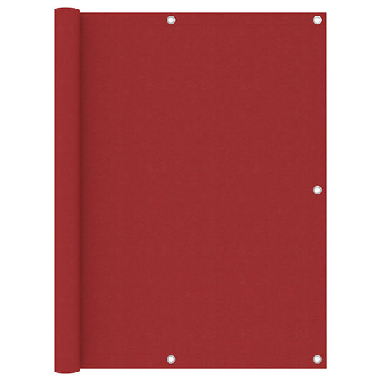Vidaxl balkonscherm 120x400 cm oxford stof rood