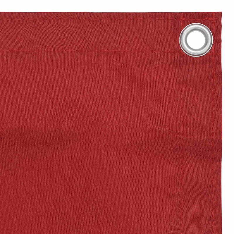 Afbeelding laden in galerijviewer, Vidaxl balkonscherm 120x600 cm oxford stof rood
