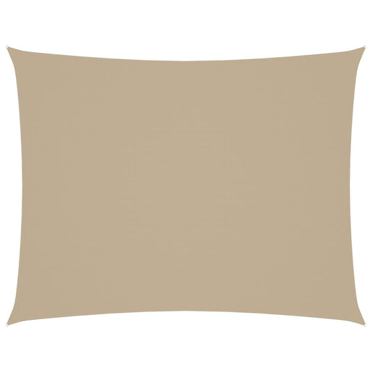 Vidaxl zonnescherm rechthoekig 4x5 m oxford stof beige