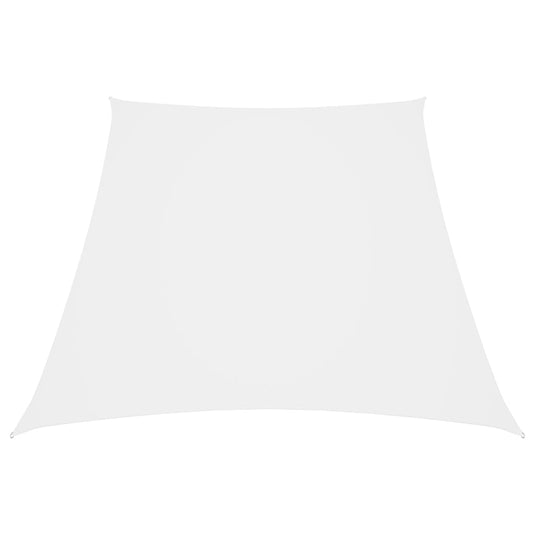 Vidaxl zonnescherm trapezium 4 5x4 m oxford stof wit