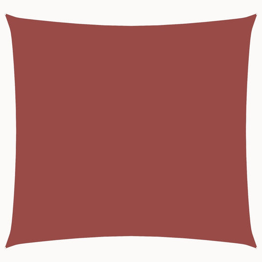 Vidaxl zonnescherm vierkant 7x7 m oxford stof terracottakleurig