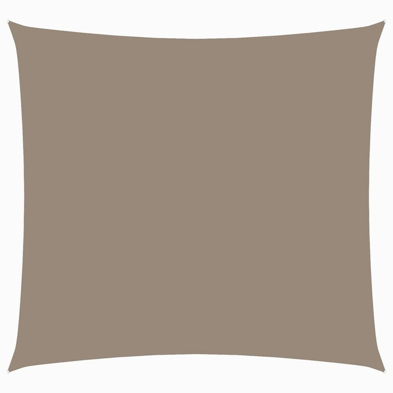 Afbeelding laden in galerijviewer, Vidaxl zonnescherm vierkant 4,5x4,5 m oxford stof taupe

