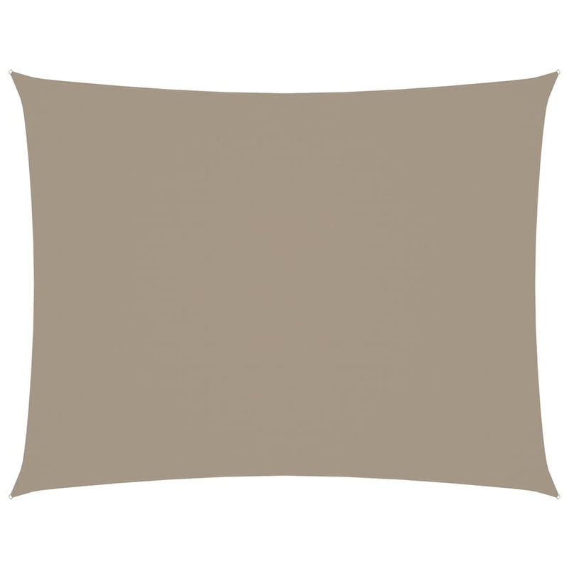 Afbeelding laden in galerijviewer, Vidaxl zonnescherm rechthoekig 2,5x3,5 m oxford stof taupe
