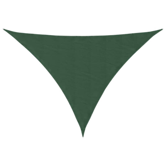 Vidaxl schaduwdoek driehoekig 3x4x5 m oxford stof donkergroen