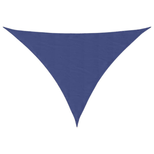 Vidaxl zonnescherm driehoekig 3,5x3,5x4,9 m oxford stof blauw