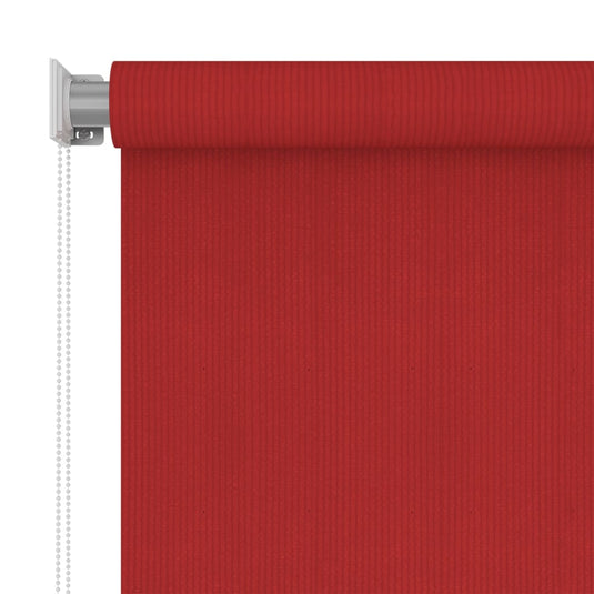 Vidaxl rolgordijn voor buiten 60x140 cm hdpe rood