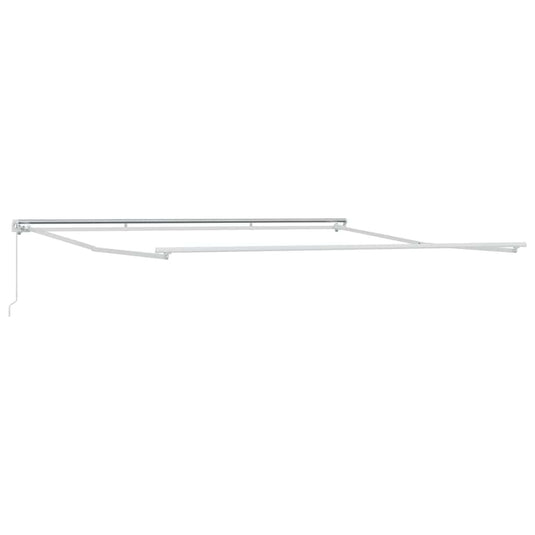 Vidaxl zijde frame wit 450 × 350 cm aluminium