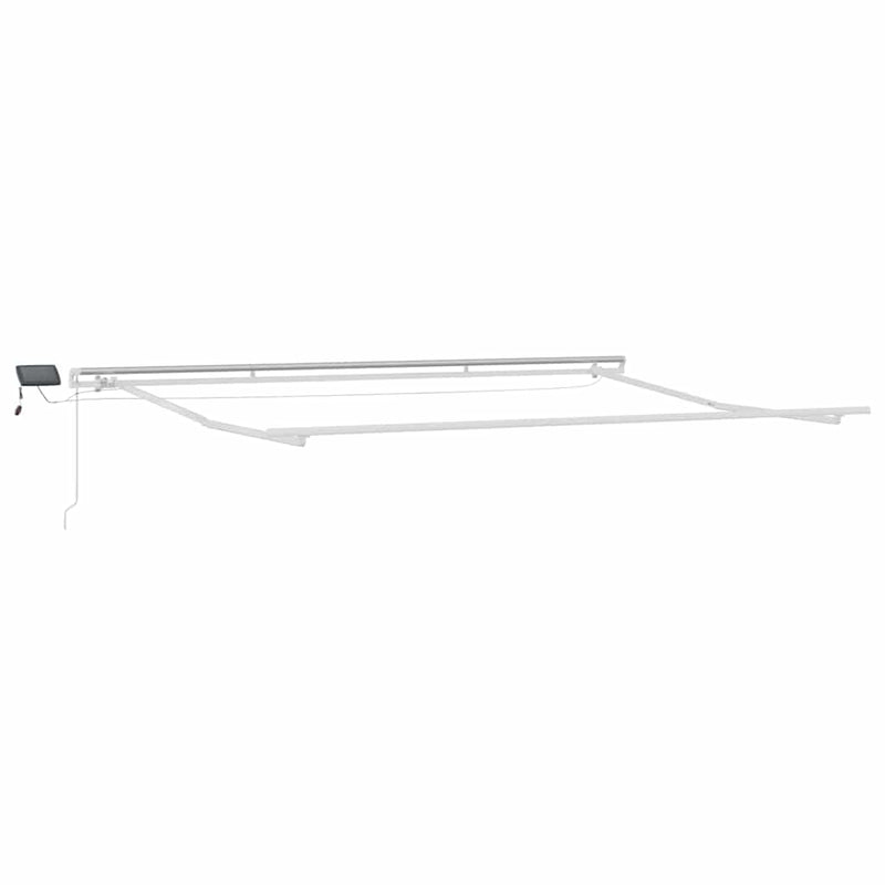 Afbeelding laden in galerijviewer, Vidaxl zijde frame met led-striplichten wit 450 × 300 cm aluminium
