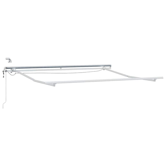 Vidaxl zijde frame wit 3 x 2,5 m aluminium