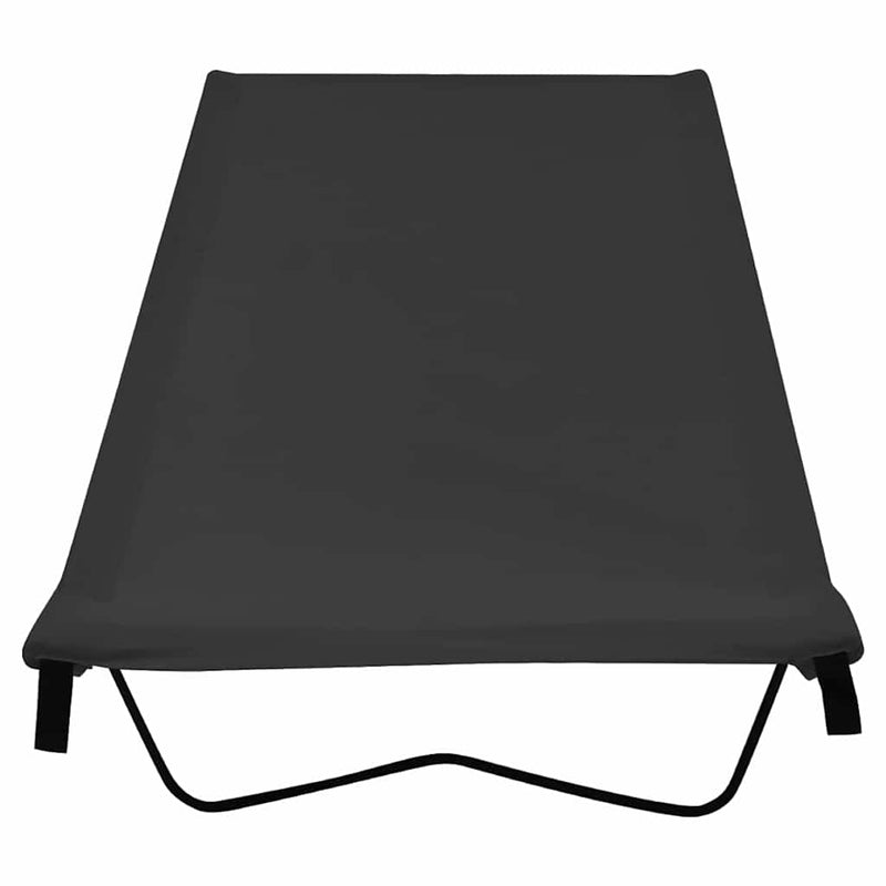 Afbeelding laden in galerijviewer, Vidaxl campingbedden 2 st 180x60x19 cm oxford stof en staal zwart
