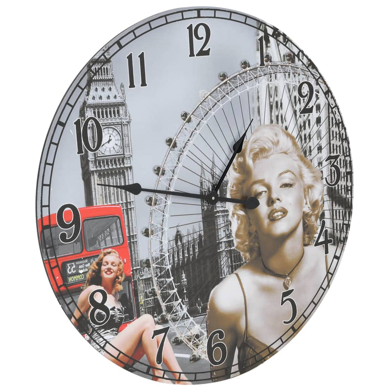 Afbeelding laden in galerijviewer, Vidaxl wandklok vintage stijl 60 cm
