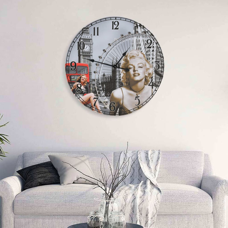 Afbeelding laden in galerijviewer, Vidaxl wandklok vintage stijl 60 cm
