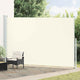 Vidaxl tuinscherm uittrekbaar 220x514 cm crème