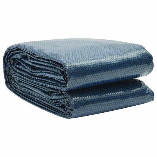 Vidaxl zwembadfolie solar drijvend 527 cm pe zwart en blauw