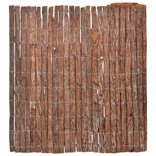 Vidaxl schorsschutting bruin 100 x 600 cm schors