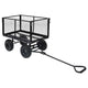 Vidaxl tuinwagen 350 kg zwart