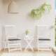 Vidaxl tuinstoelkussens 2 st 40x40x4 cm oxford stof antracietkleurig