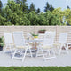 Vidaxl tuinstoelkussens 6 st 40x40x4 cm oxford stof crèmekleurig