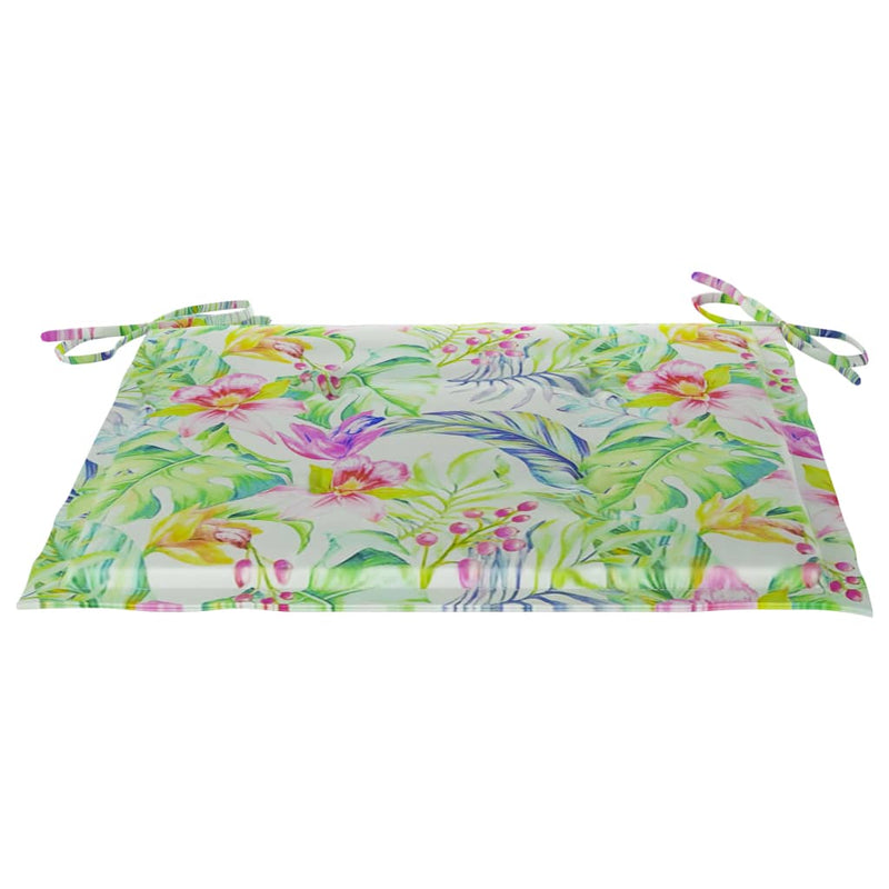 Afbeelding laden in galerijviewer, Vidaxl tuinstoelkussens 4 st 50x50x3 cm oxford stof bladpatroon
