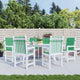 Vidaxl tuinstoelkussens 6 st 100x50x3 cm oxford stof groen