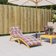 Vidaxl ligbedkussen 186x58x4 cm oxford stof ruitpatroon rood