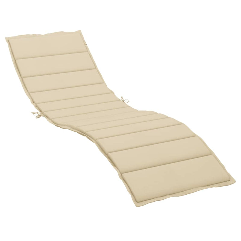 Afbeelding laden in galerijviewer, Vidaxl ligbedkussen 200x50x3 cm oxford stof beige
