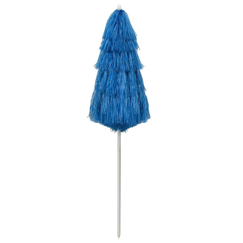 Afbeelding laden in galerijviewer, VidaXL Strandparasol Hawaï 180 cm blauw
