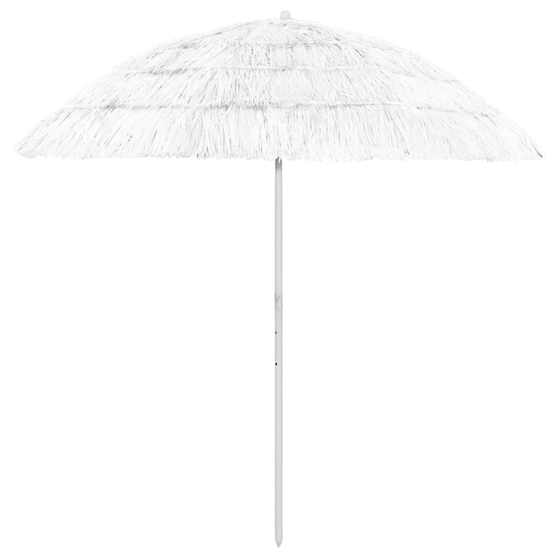 Afbeelding laden in galerijviewer, Vidaxl strandparasol hawaï 240 cm wit
