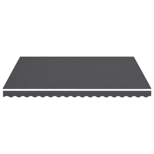 Vidaxl vervangingsdoek voor luifel 4,5x3,5 m antracietkleurig