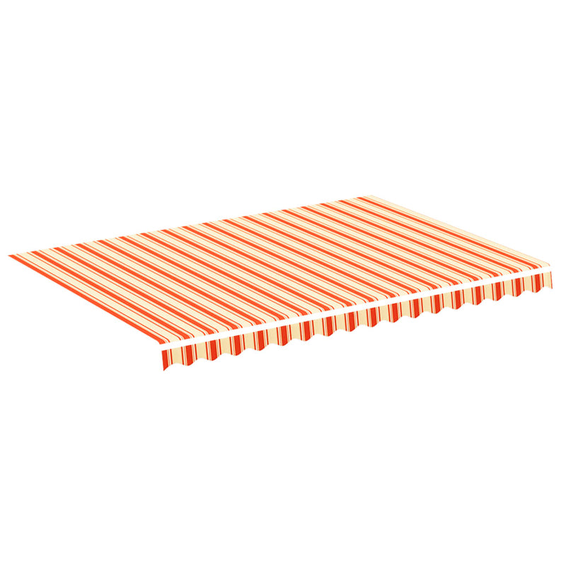 Afbeelding laden in galerijviewer, Vidaxl vervangingsdoek voor luifel 3,5x2,5 m geel en oranje
