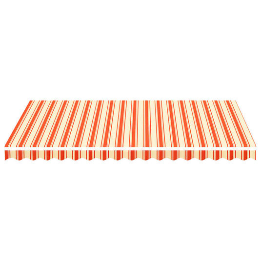 Vidaxl vervangingsdoek voor luifel 3,5x2,5 m geel en oranje