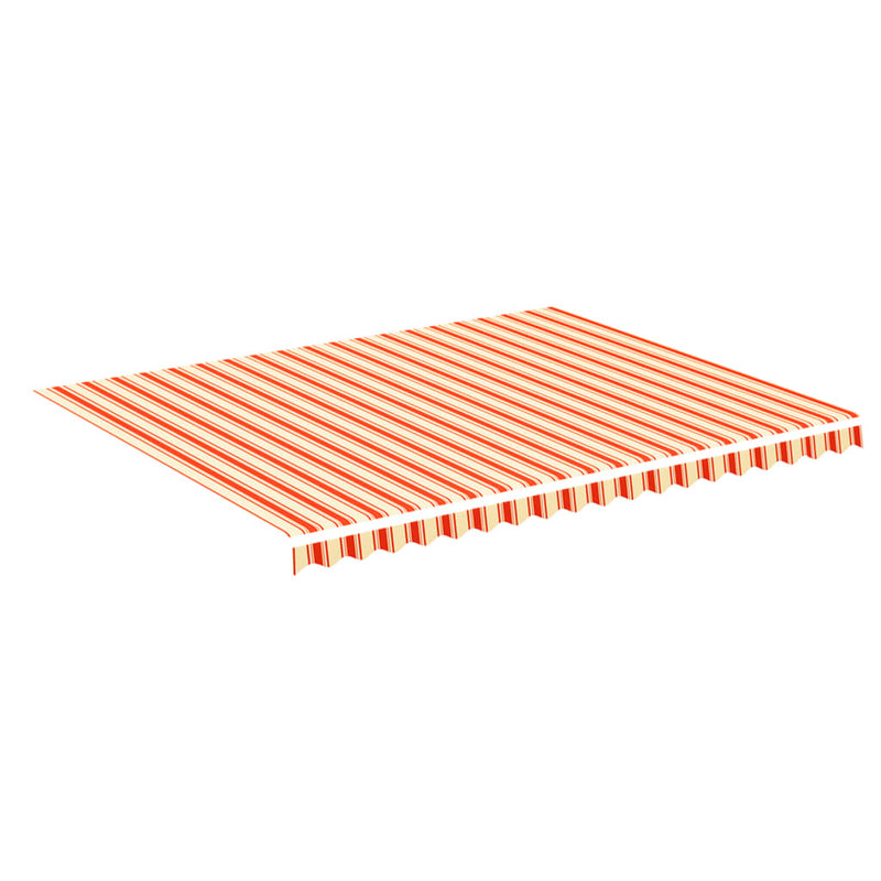Afbeelding laden in galerijviewer, Vidaxl vervangingsdoek voor luifel 4,5x3,5 m geel en oranje
